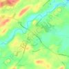 Mapa topográfico Pine Bush, altitud, relieve