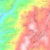 Mapa topográfico Quisquis, altitud, relieve