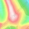 Mapa topográfico Beinn Bhreac-liath, altitud, relieve