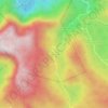 Mapa topográfico Agua Escondida, altitud, relieve