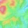 Mapa topográfico Le Mas, altitud, relieve