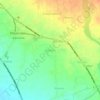 Mapa topográfico Banding, altitud, relieve