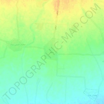 Mapa topográfico خاوه, altitud, relieve