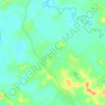 Mapa topográfico El Imperio, altitud, relieve