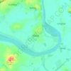 Mapa topográfico Rodley, altitud, relieve