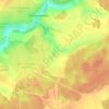 Mapa topográfico Бортнево, altitud, relieve