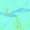 Mapa topográfico Caicara del Orinoco, altitud, relieve