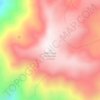 Mapa topográfico Bald Eagle Mountain, altitud, relieve
