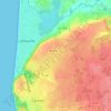 Mapa topográfico La Championnière, altitud, relieve