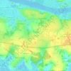 Mapa topográfico Le Pré Louiseau, altitud, relieve