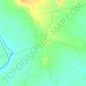 Mapa topográfico Dattawad, altitud, relieve