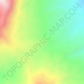 Mapa topográfico Centenario, altitud, relieve