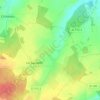 Mapa topográfico Les Pelles, altitud, relieve