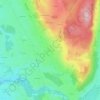 Mapa topográfico Börwang, altitud, relieve