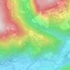 Mapa topográfico Giova, altitud, relieve