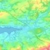 Mapa topográfico Ty Voualc'h, altitud, relieve