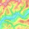 Mapa topográfico Rieschweiler, altitud, relieve
