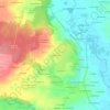 Mapa topográfico La Mare Pichot, altitud, relieve