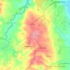 Mapa topográfico Mahayag, altitud, relieve