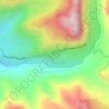 Mapa topográfico El 8, altitud, relieve