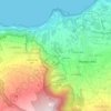 Mapa topográfico Tigaiga, altitud, relieve