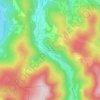 Mapa topográfico Habeaurupt, altitud, relieve