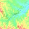 Mapa topográfico Amoreiras-Gare, altitud, relieve