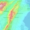 Mapa topográfico Perijá, altitud, relieve