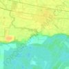 Mapa topográfico Santa Margherita, altitud, relieve