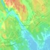 Mapa topográfico Большое Поле, altitud, relieve