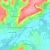 Mapa topográfico Les Carreux, altitud, relieve