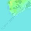 Mapa topográfico Point Petre, altitud, relieve