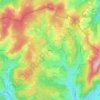 Mapa topográfico Bachere, altitud, relieve