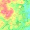 Mapa topográfico Le Chêne Carré, altitud, relieve