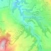 Mapa topográfico Les Esserts, altitud, relieve