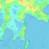 Mapa topográfico Pen en Toul, altitud, relieve