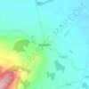Mapa topográfico Rosenallis, altitud, relieve
