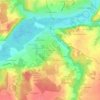 Mapa topográfico La Fosse Noire, altitud, relieve