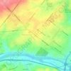Mapa topográfico Jeffersonville, altitud, relieve