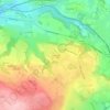 Mapa topográfico Les Rivoires, altitud, relieve