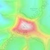 Mapa topográfico གངས་རིན་པོ་ཆེ 冈仁波齐 Kailash, altitud, relieve