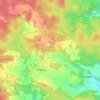Mapa topográfico Bellahn, altitud, relieve