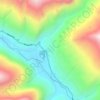 Mapa topográfico Retil, altitud, relieve