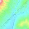 Mapa topográfico La Playa, altitud, relieve