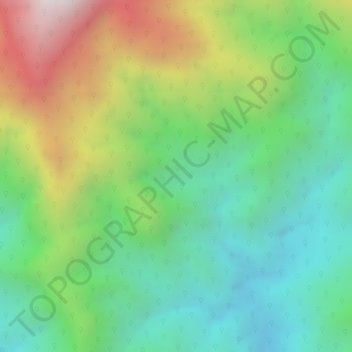 Mapa topográfico Majagual, altitud, relieve