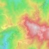 Mapa topográfico Taloy Norte, altitud, relieve