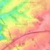 Mapa topográfico Warnant, altitud, relieve