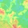 Mapa topográfico Анисимцево, altitud, relieve