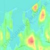 Mapa topográfico North Fair Haven, altitud, relieve