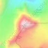 Mapa topográfico Kolahoi Peak, altitud, relieve